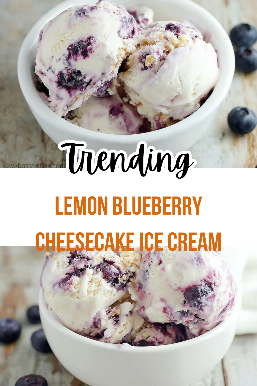 Lemon Blueberry Cheesecake Ice Cream Recipe 5 Lemon Blueberry Cheesecake Ice Cream