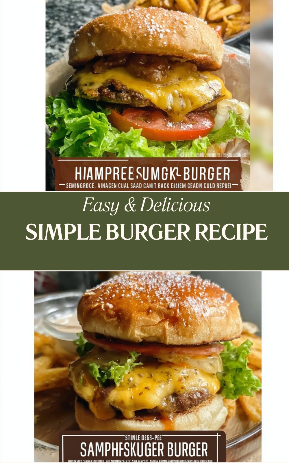 Simple Burger Recipe