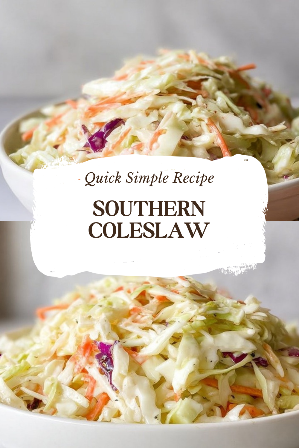 Southern Coleslaw Recipe Classic Creamy Style 5 Southern Coleslaw