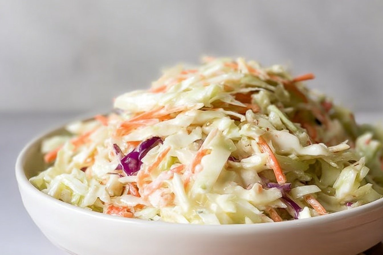 Southern Coleslaw Recipe Classic Creamy Style 4 Southern Coleslaw