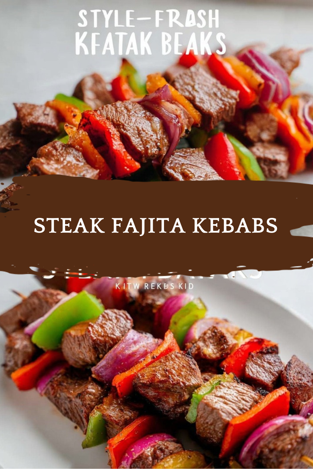 Steak Fajita Kebabs