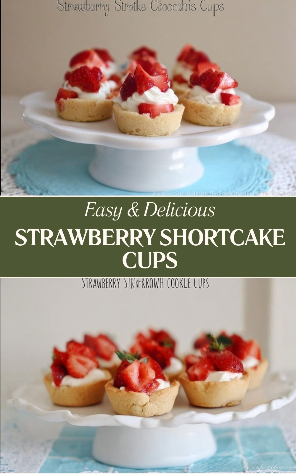 Strawberry Shortcake Cups