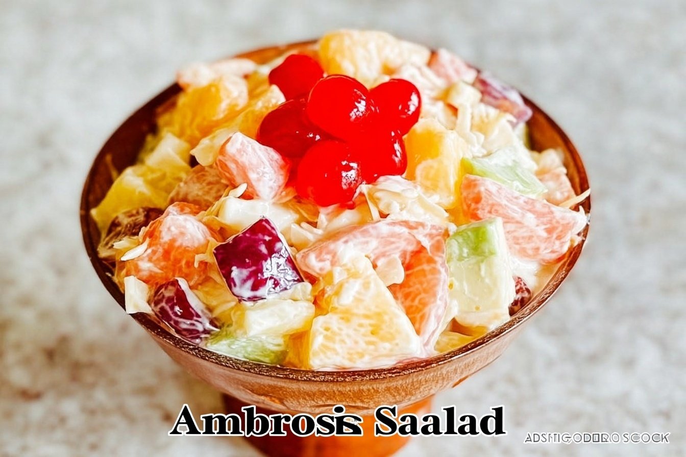 Classic Ambrosia Salad Recipe 4 Traditional Ambrosia Fruit Salad
