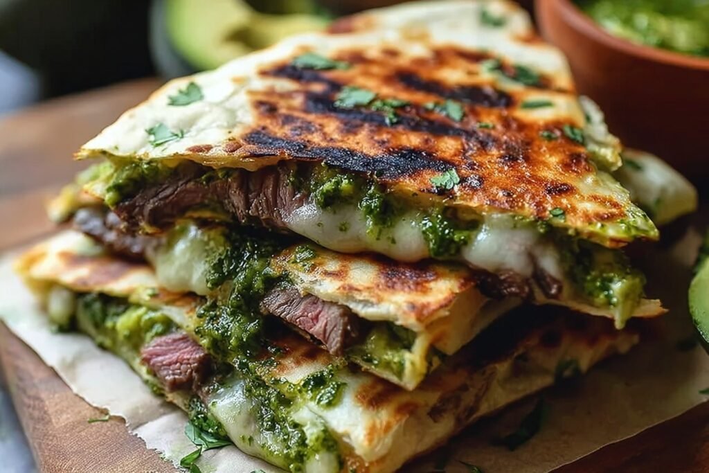 Chimichurri Grilled Steak Quesadilla With Avocado Chimichurri 4.png