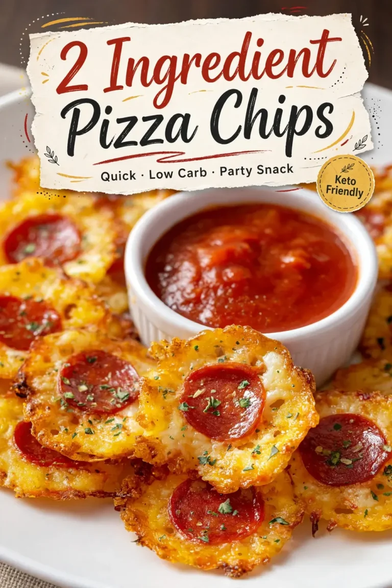 2 Ingredient Pizza Chips