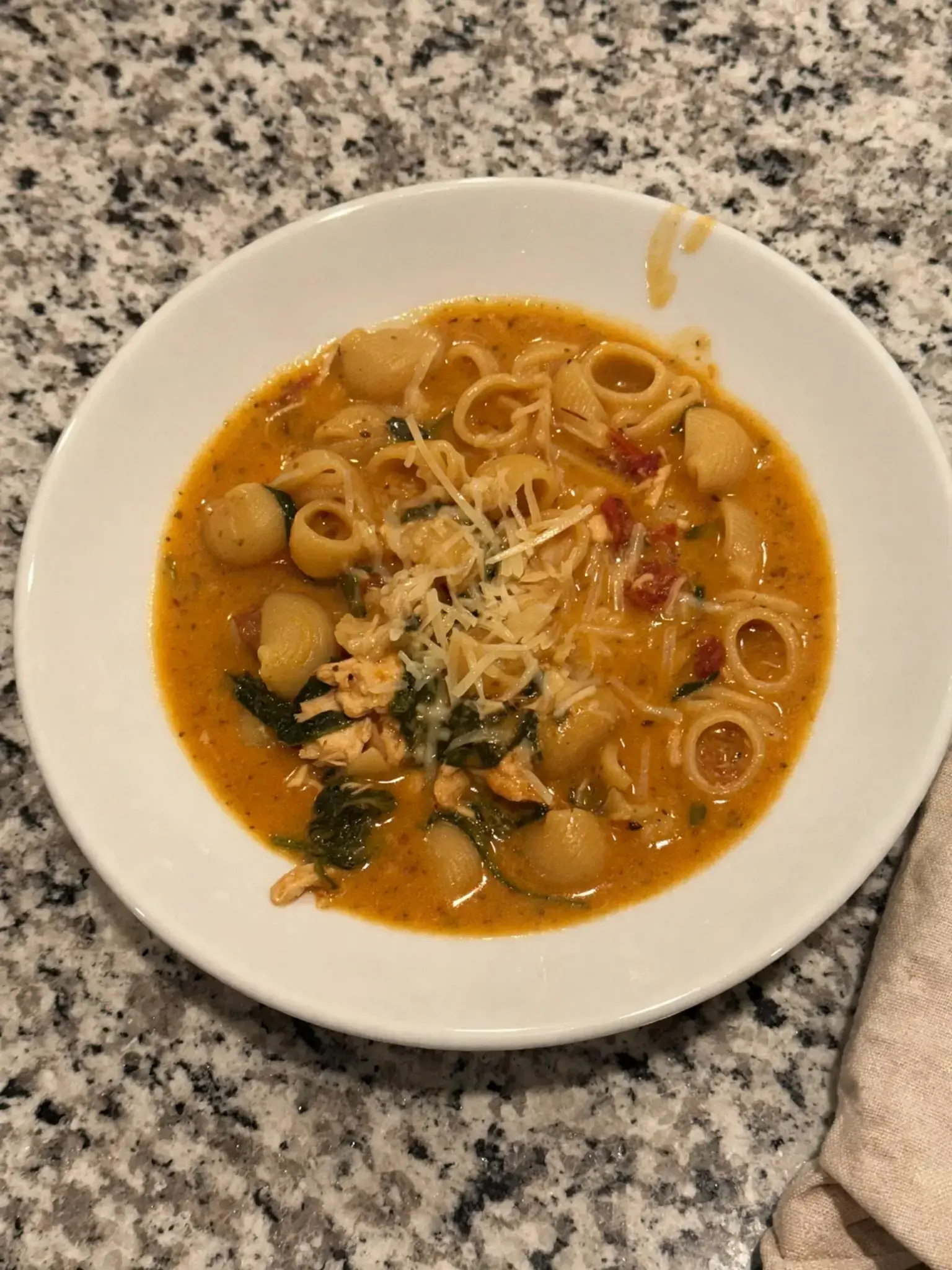 20 Fall Soups, 15) Creamy Chicken and Pasta Soup