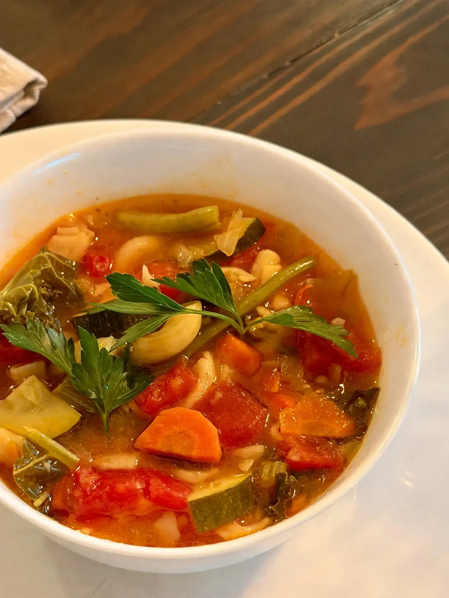 20 Fall Soups, 17) Vegetable Soup with Kale