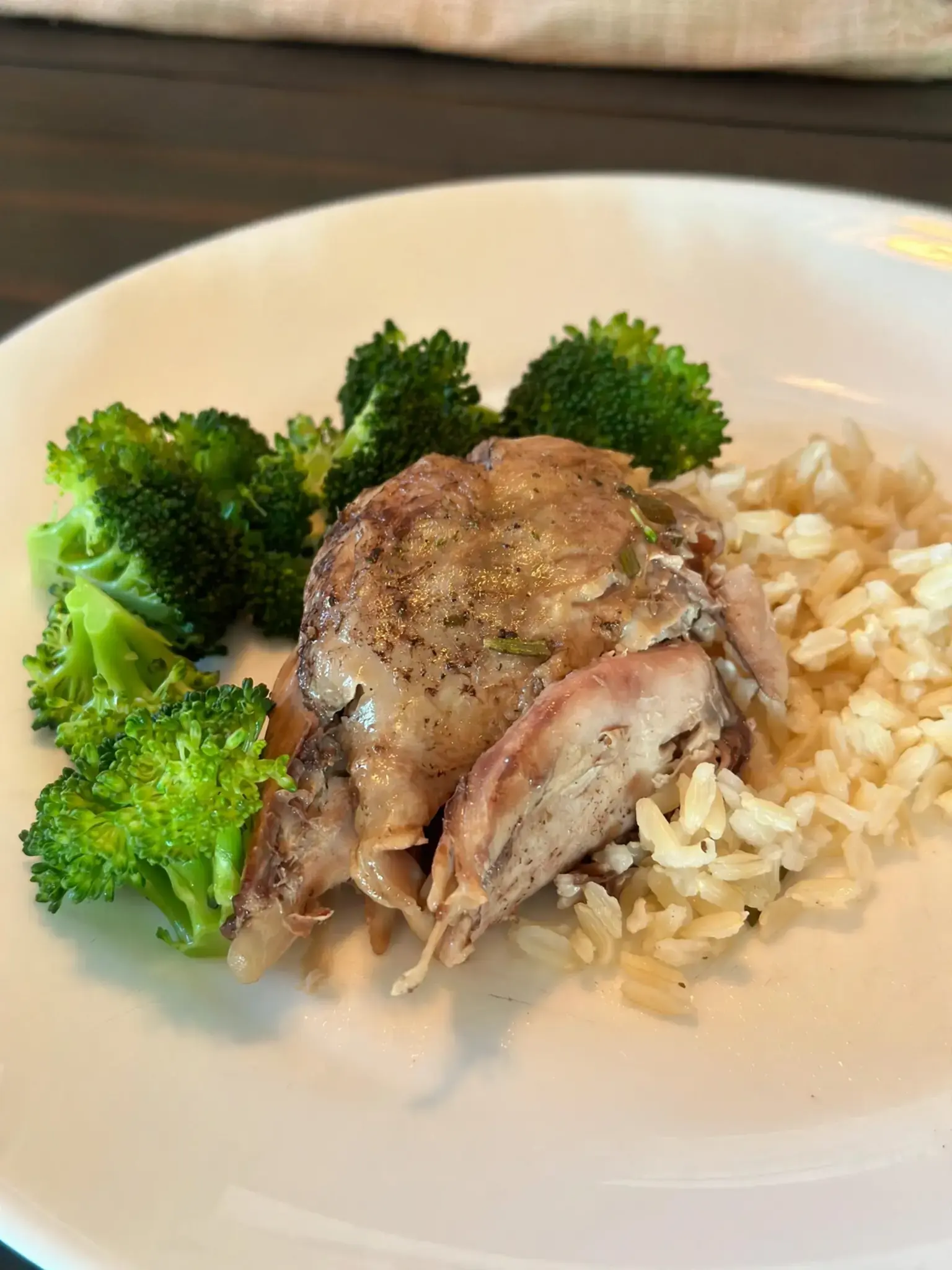 26 Fall Crockpot Dinners to Cook All Season Long 12 26 Fall Crockpot Dinners, 13) Crockpot Chicken Thighs and Rice
