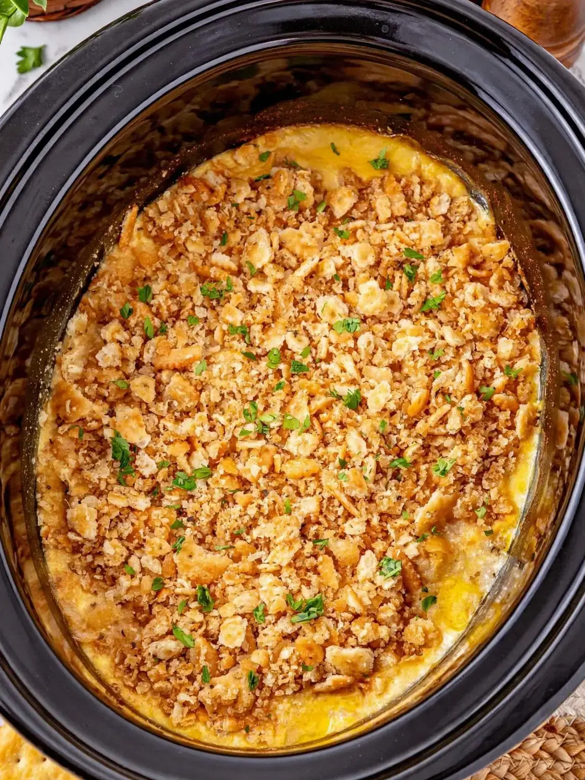 30 Crockpot Dinners That Make Busy Weeknights Easy 14 30 Crockpot Dinners, 14. Crockpot Ritz Cracker Chicken Casserole