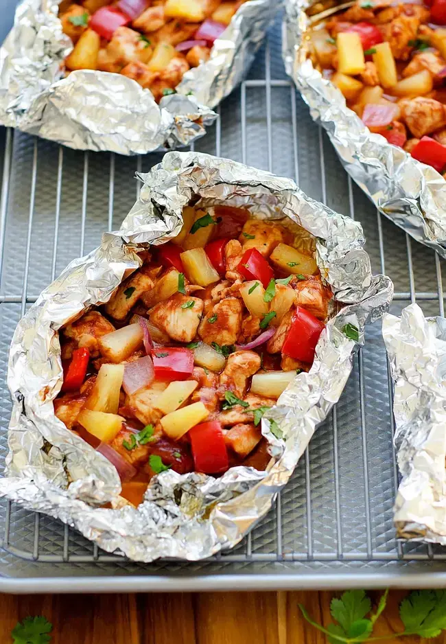 40 Of The Best Camping Recipes To Enjoy This Summer, 27. Barbecue Chicken Dinner in a Foil Packet