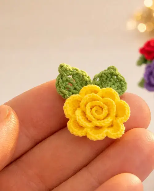 6 Five-Minute Fall Free Crochet Patterns for Cozy Autumn Decor 4 6 Five-Minute Fall Free Crochet Patterns, 4. DIY Flower