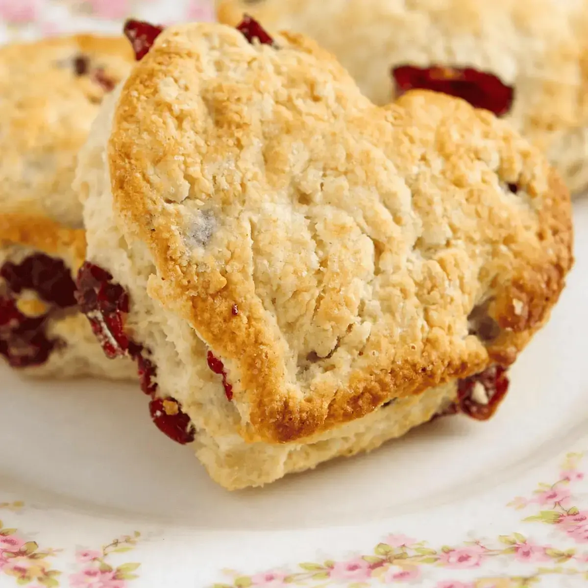 Air Fryer Cherry Scones, Easy Air Fryer Cherry Scones (Bakery-Style)