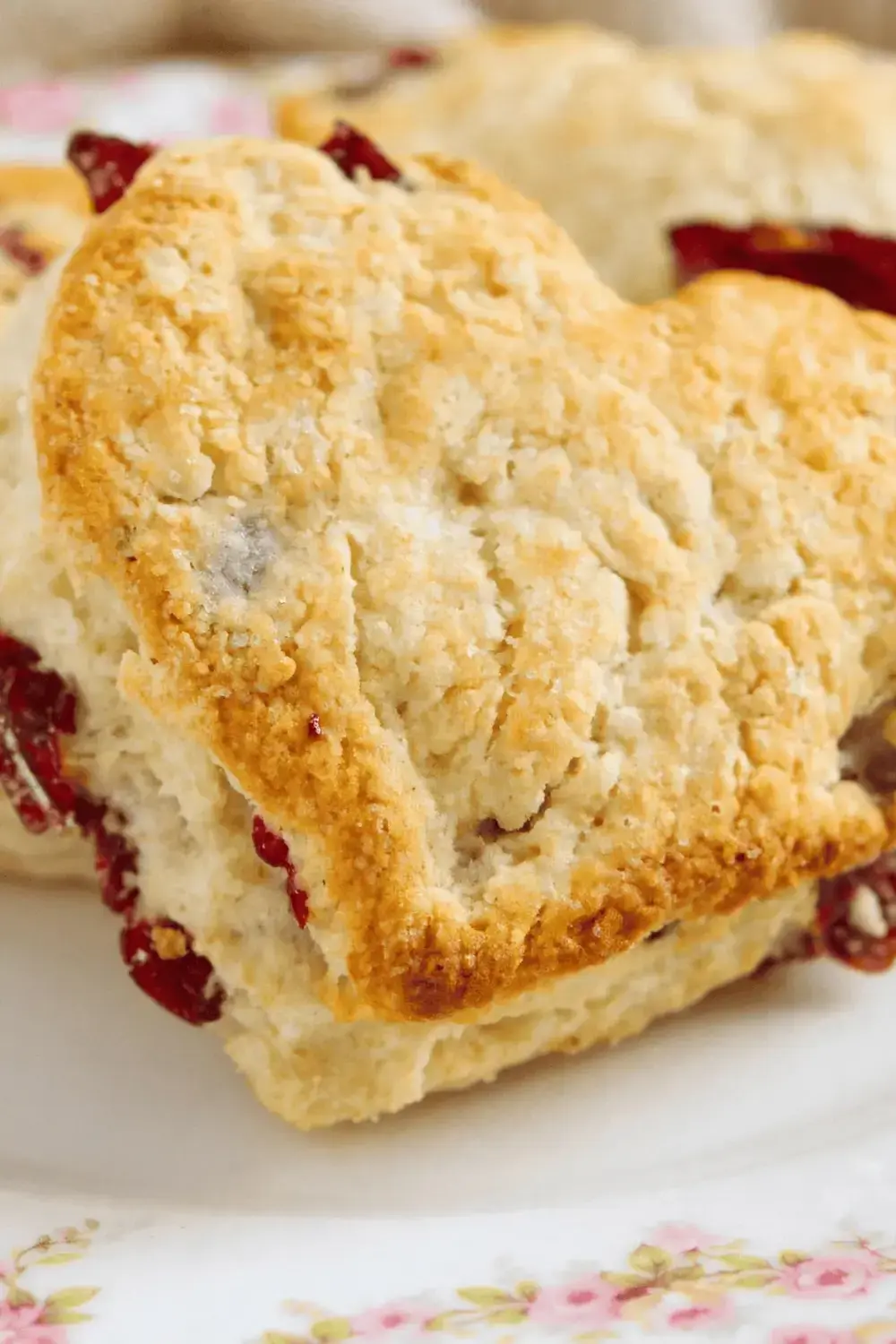 Air Fryer Cherry Scones, Easy Air Fryer Cherry Scones (Bakery-Style)