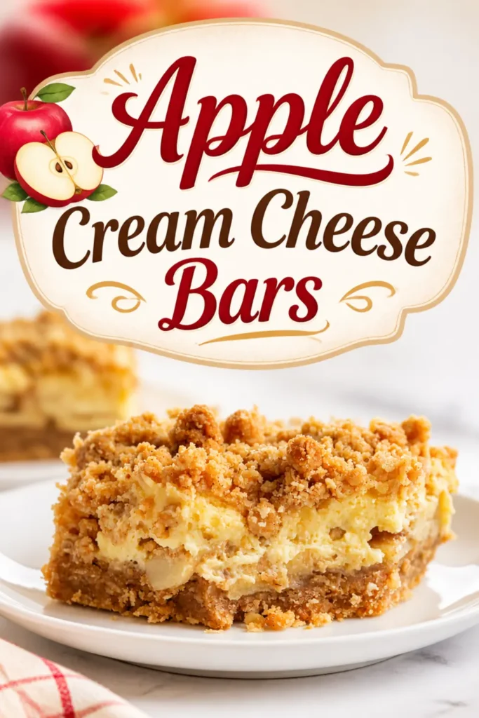 Apple Cream Cheese Bars
