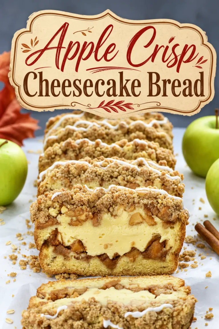 Apple Crisp Cheesecake Bread: A Tasty Fall Loaf with Cinnamon Apples and Cream Cheese 20 Apple Crisp Cheesecake Bread