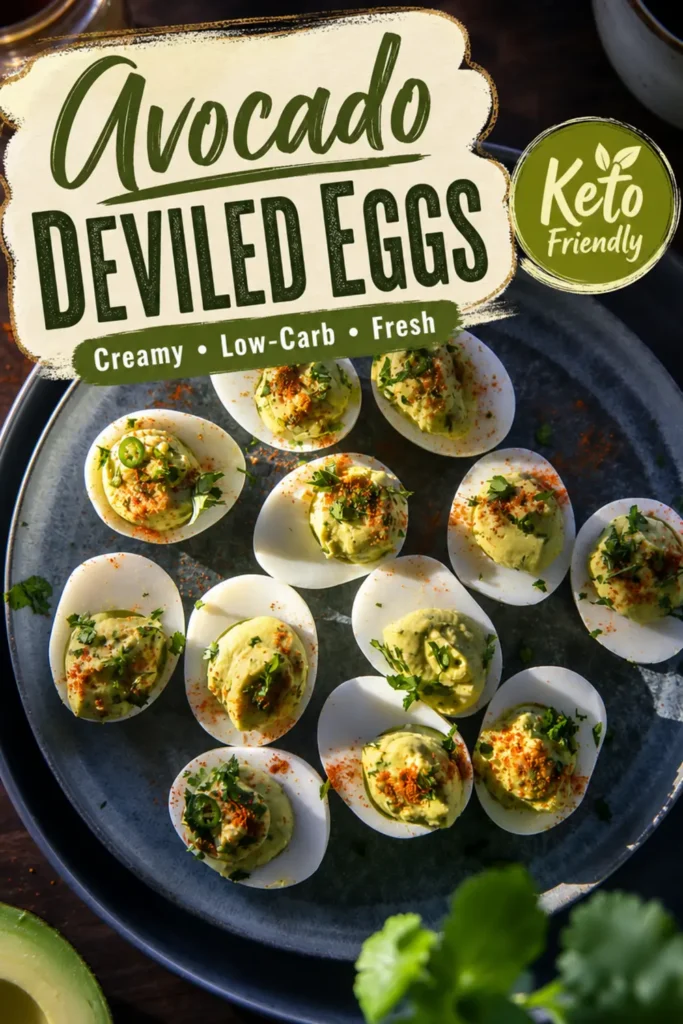 Avocado Deviled Eggs