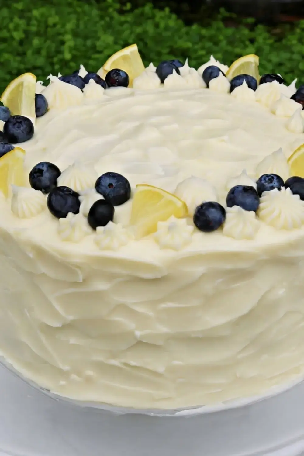Blueberry Cake With Lemon Cream Cheese Frosting, What Pairs Well with Blueberry Cake
