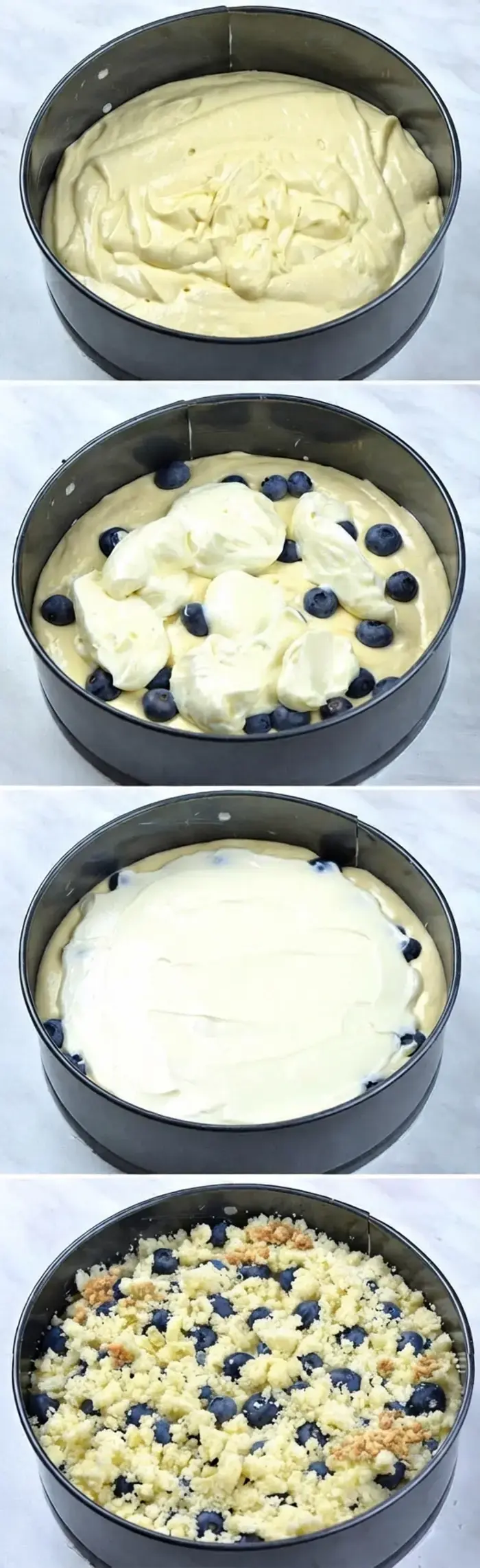 Blueberry Cream Cheese Coffee Cake, How to Make Blueberry Cream Cheese Cake