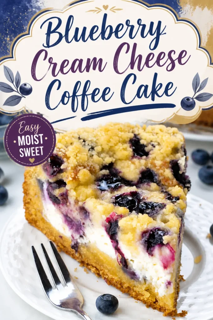 Blueberry Cream Cheese Coffee Cake