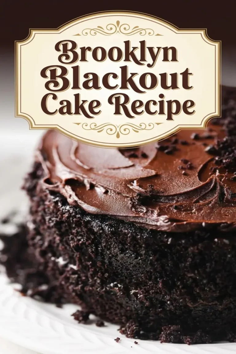 Brooklyn Blackout Cake Recipe