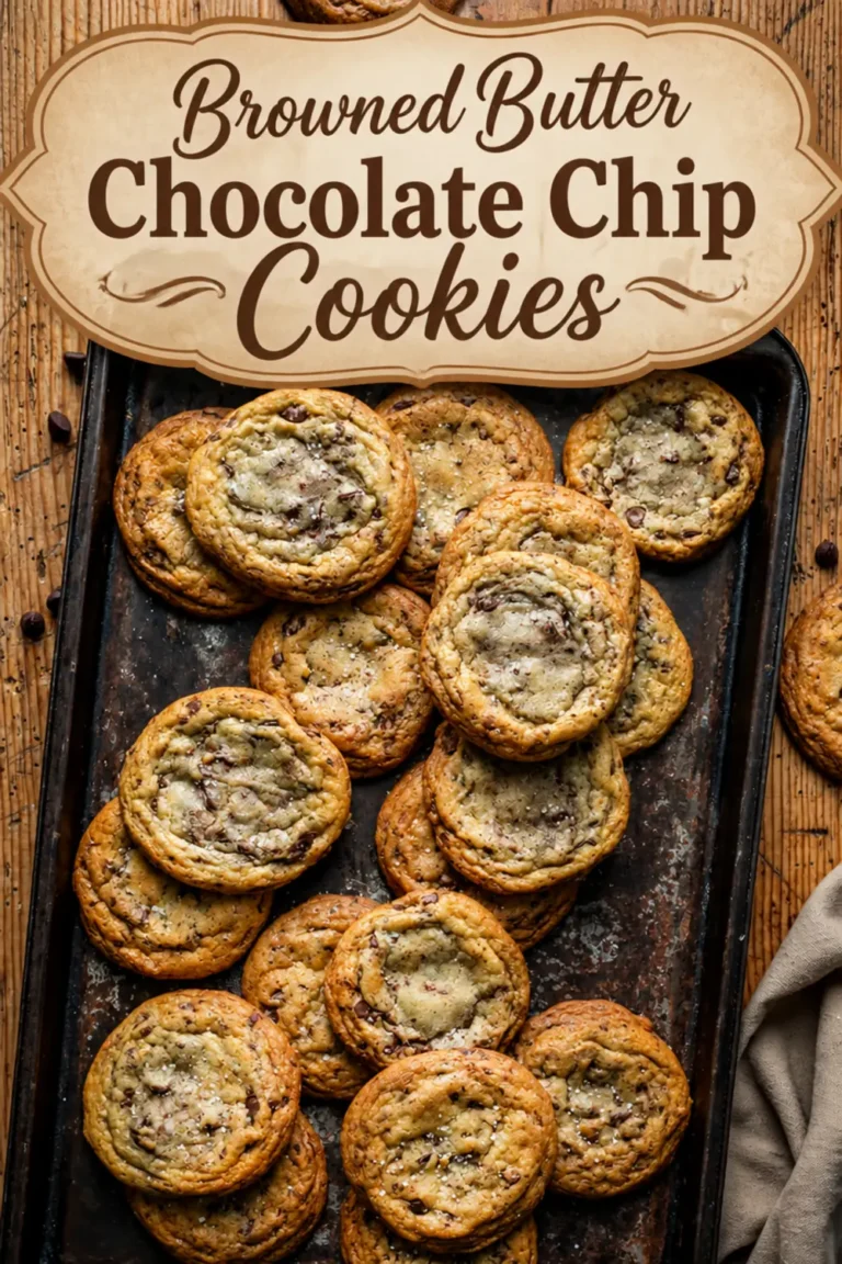 Browned Butter Chocolate Chip Cookies