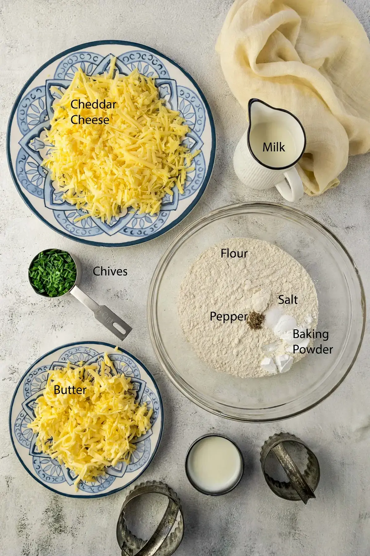 Cheese And Chives Scones, Ingredient Notes & Substitutions