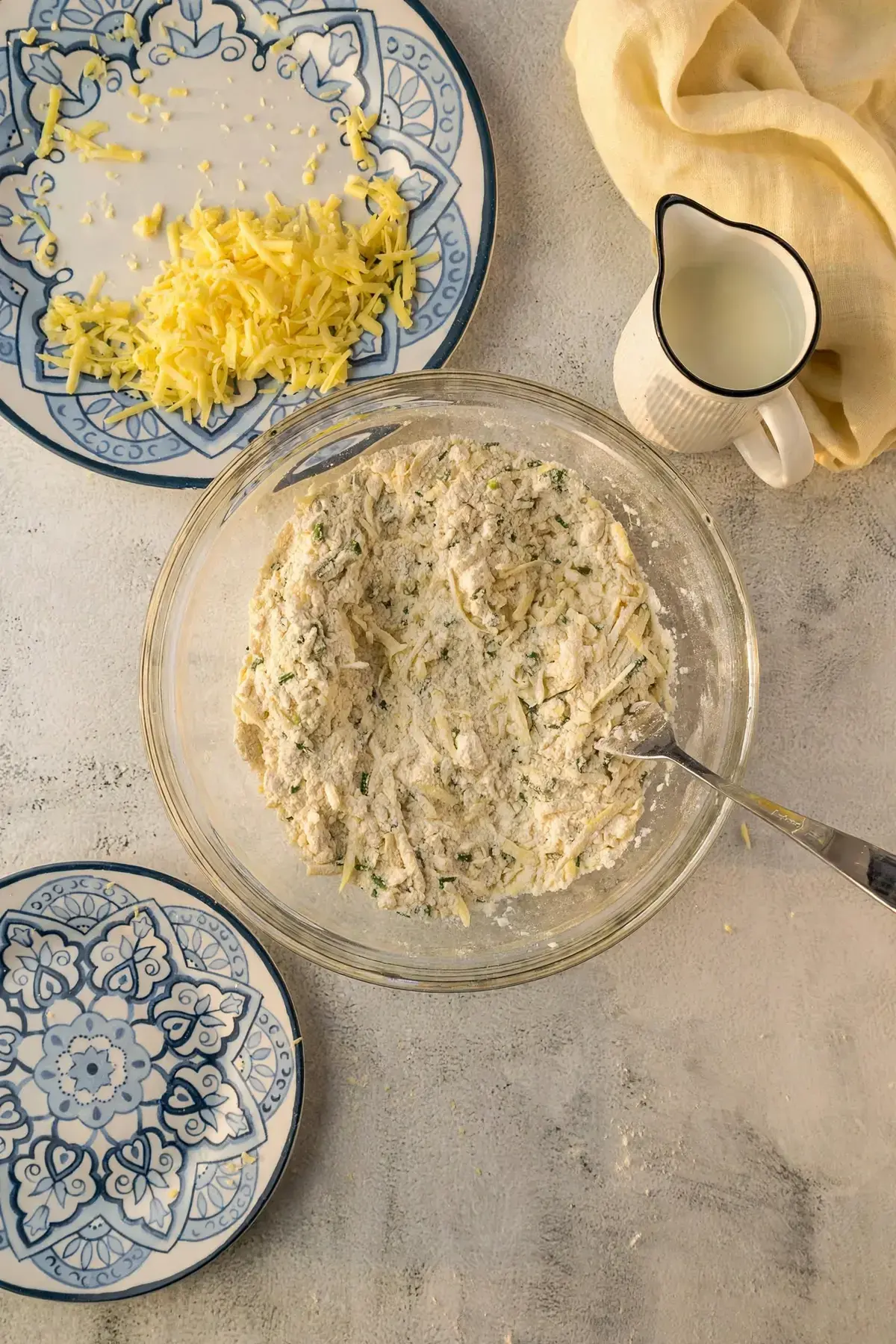 Cheese And Chives Scones, Step-By-Step Instructions