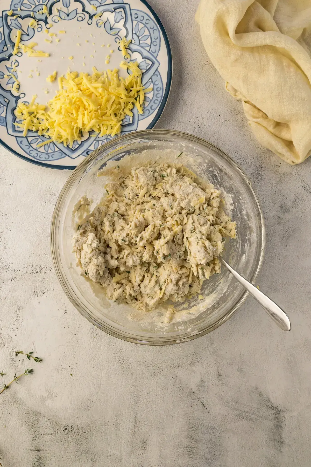 Cheese And Chives Scones, Step-By-Step Instructions