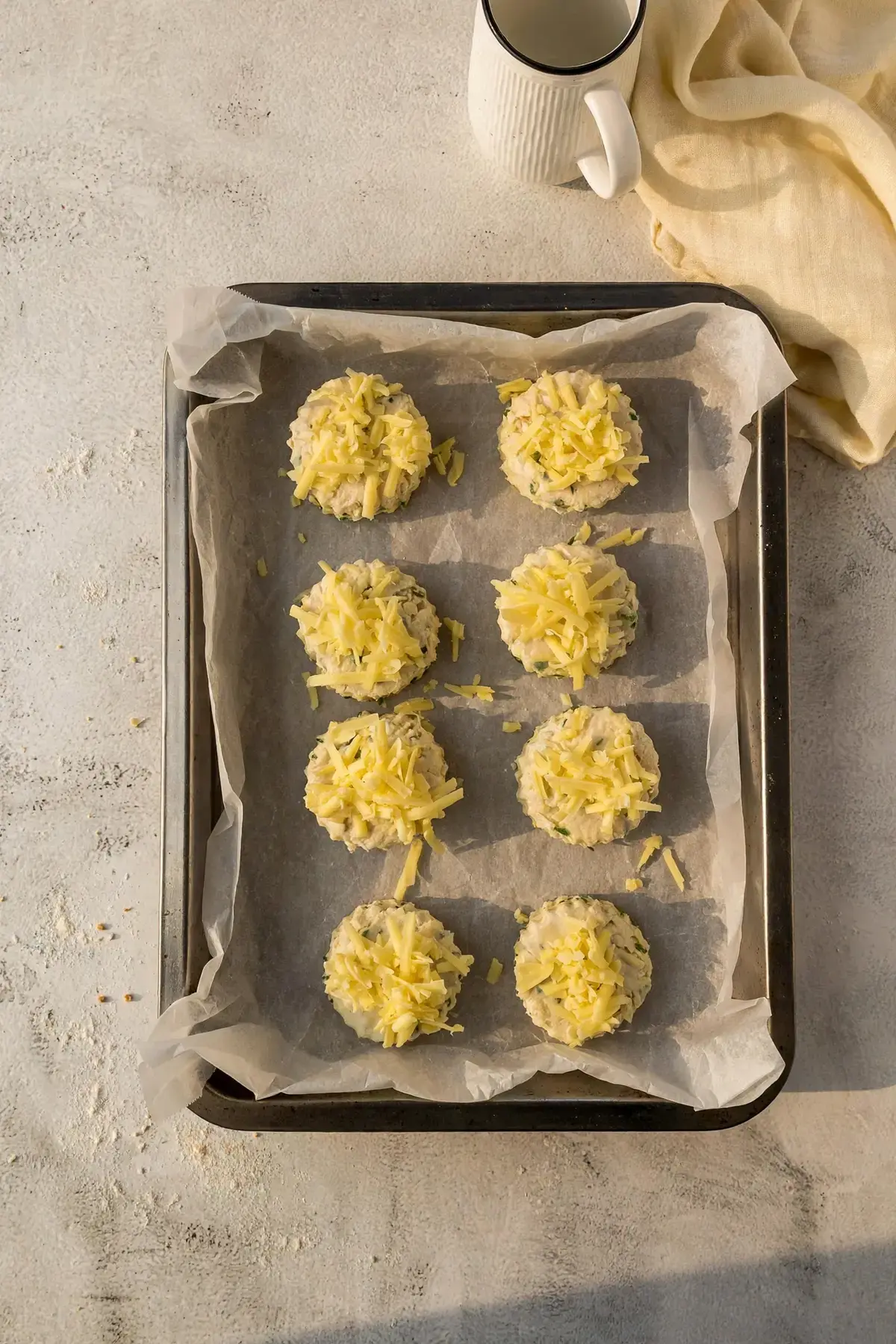 Cheese And Chives Scones, Step-By-Step Instructions