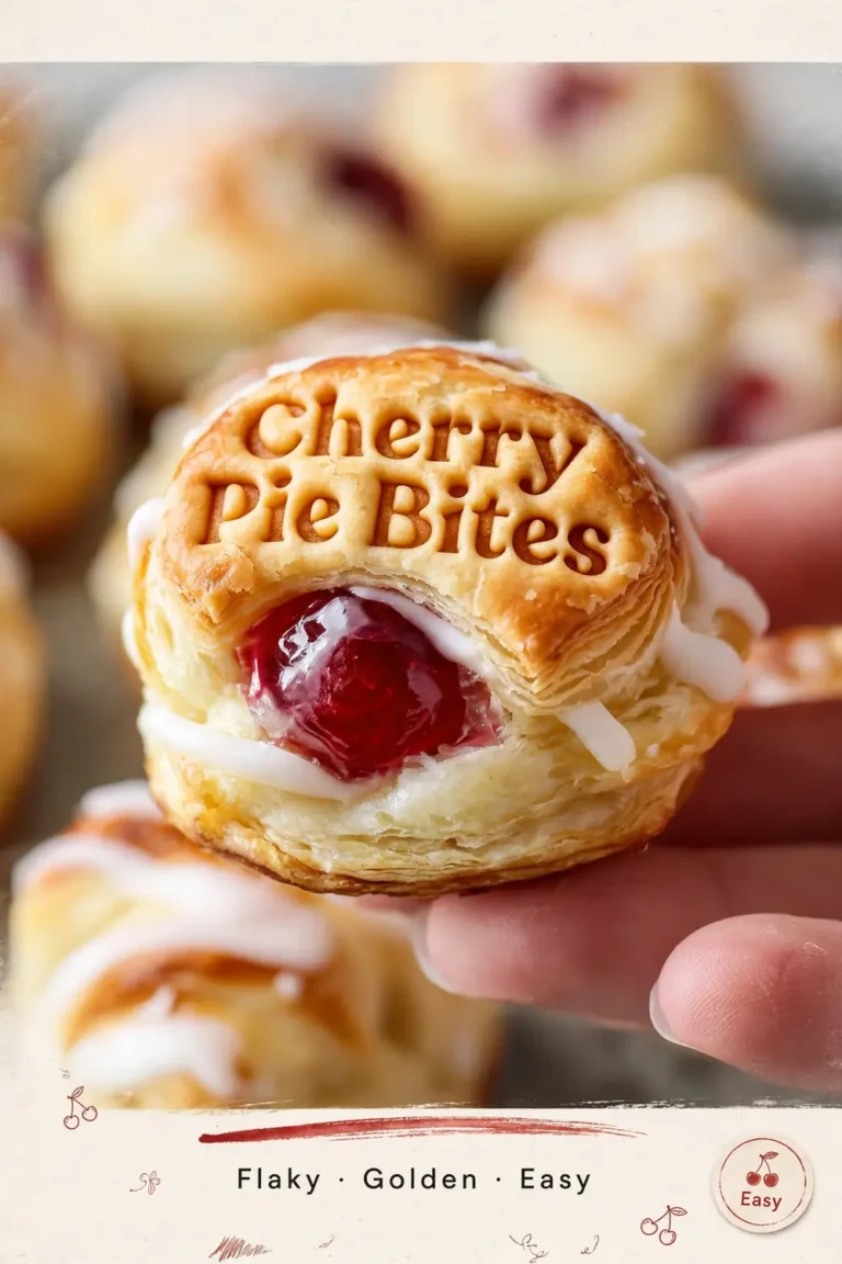 Cherry Pie Bites with Flaky Crescent Dough and Sweet Cherry Filling 12 Cherry Pie Bites