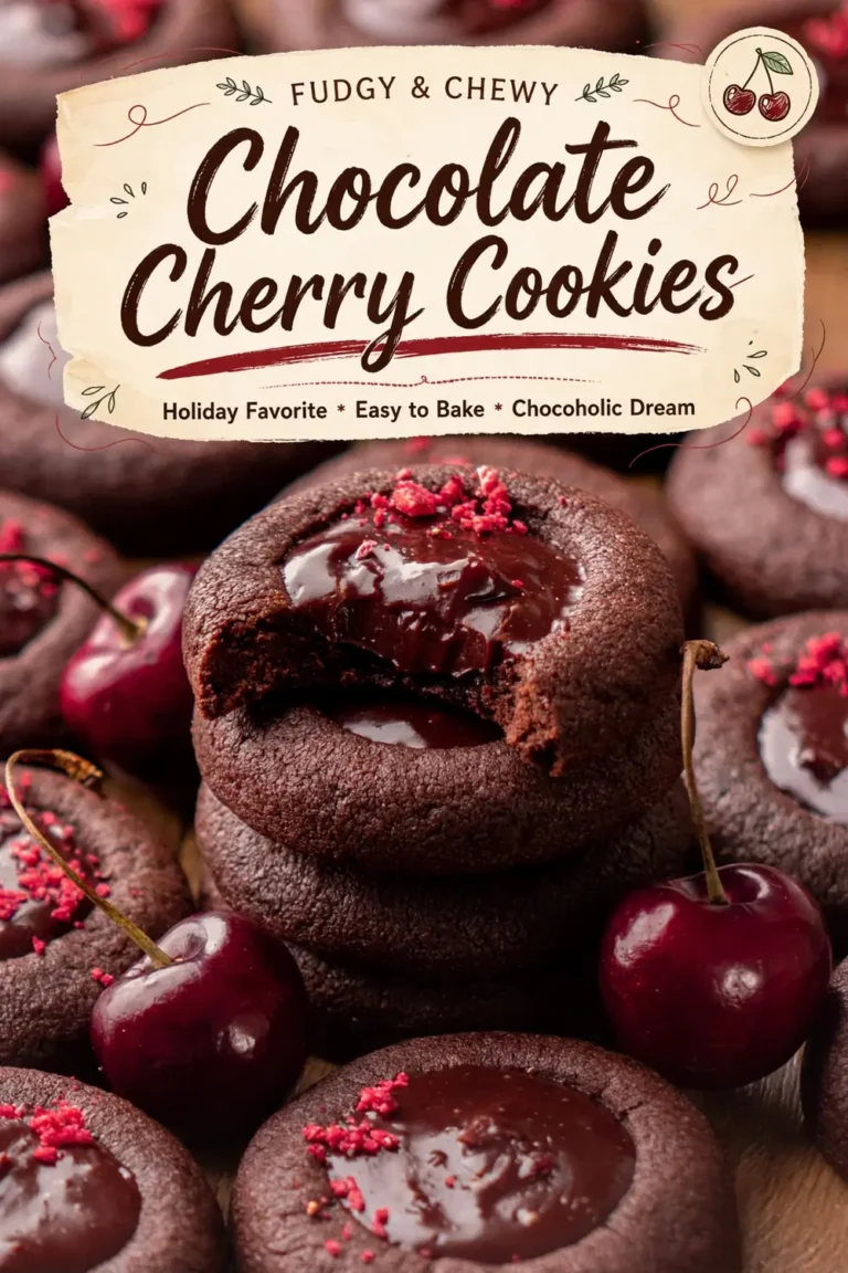 Chocolate Cherry Cookies