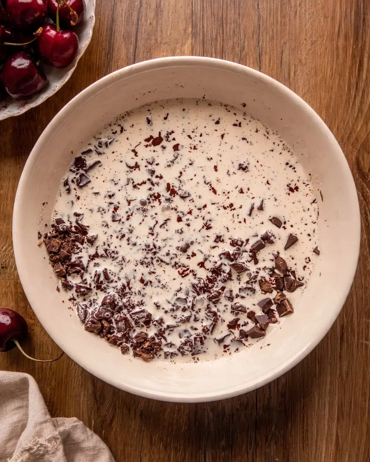 Chocolate Cherry Cookies, Step by Step Instructions