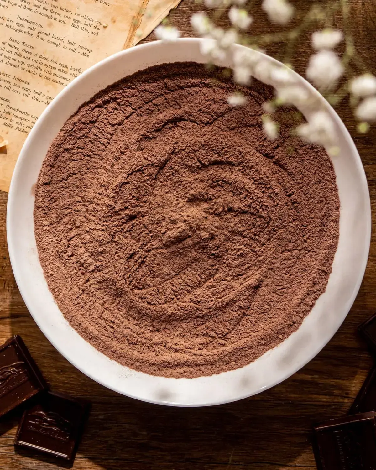 Chocolate Cherry Cookies, Step by Step Instructions