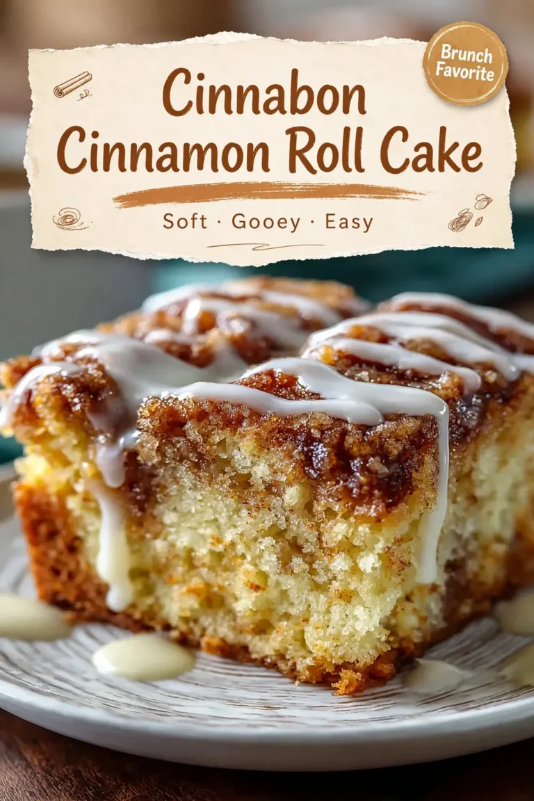 Cinnabon Cinnamon Roll Cake