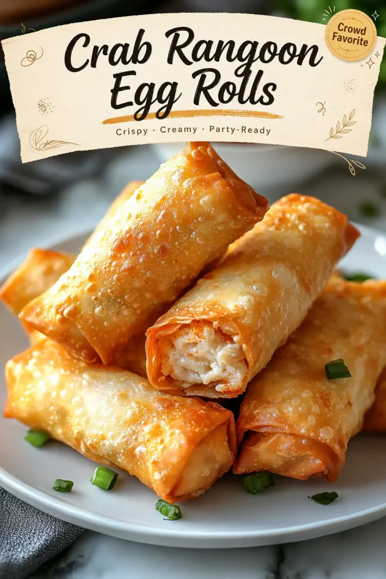 Crab Rangoon Egg Rolls
