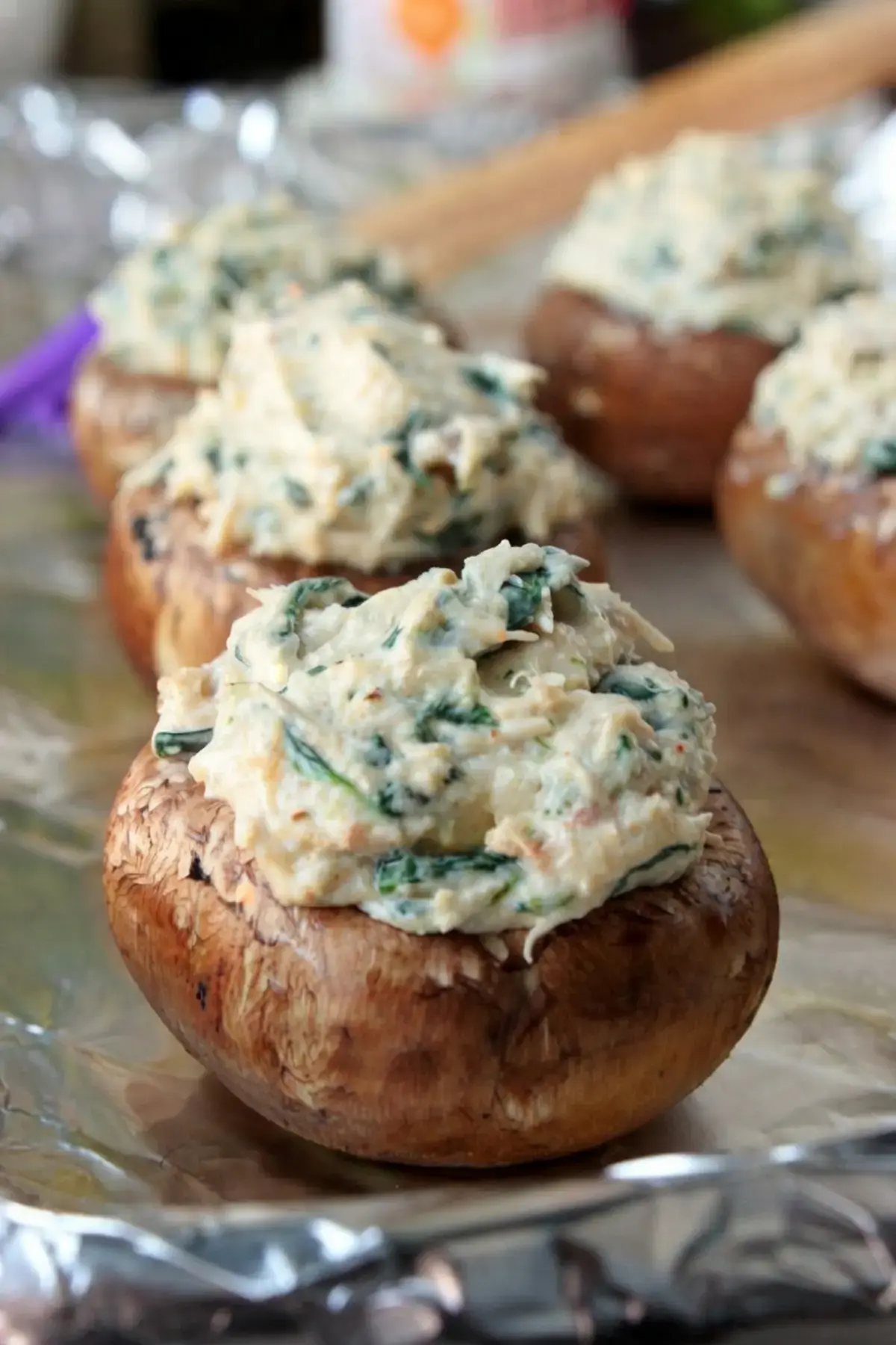 Crab Stuffed Mushrooms, How to make Crab Stuffed Mushrooms at home