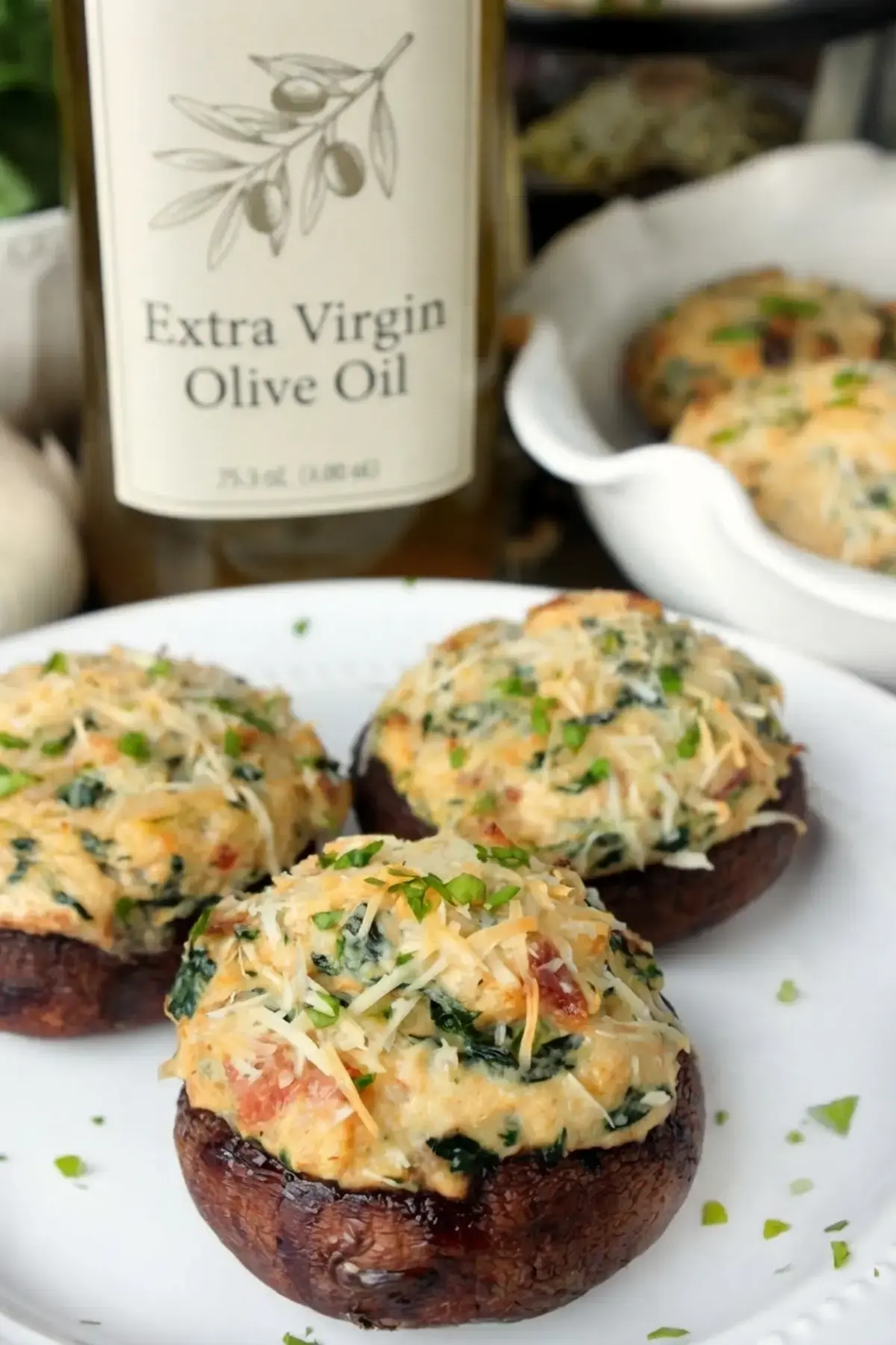 Crab Stuffed Mushrooms, What to serve with crab stuffed mushrooms