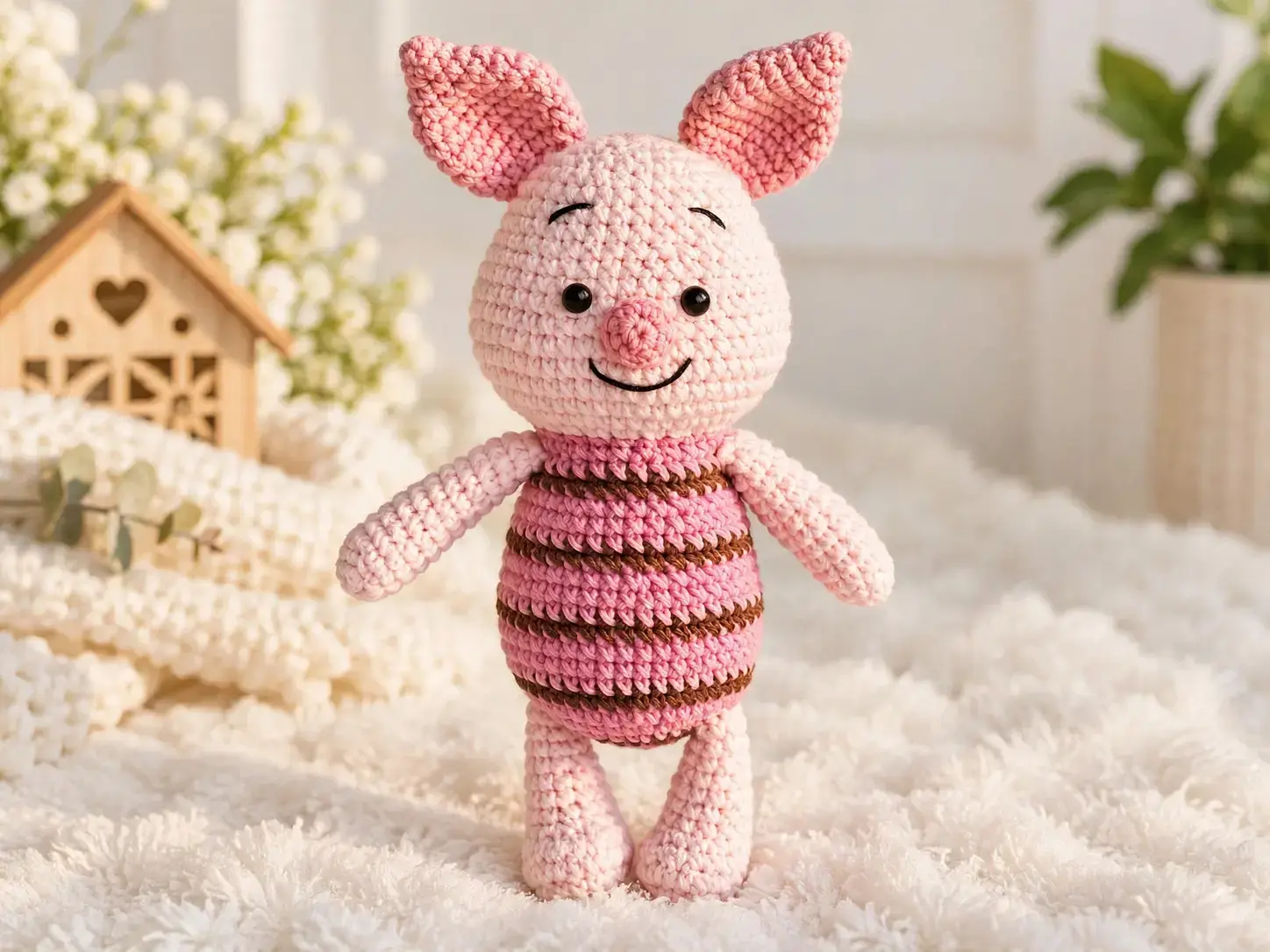 Crochet Pig Patterns: 9 Free Amigurumi Designs for Beginners and Soft Plush Lovers 6 Crochet Pig Patterns: 9 Free Amigurumi Designs, 8. Crochet Piglet Amigurumi