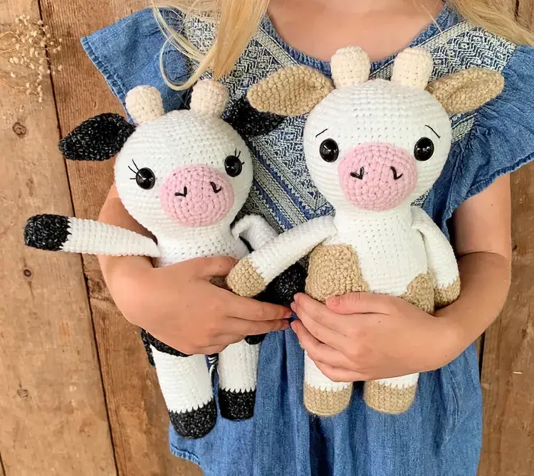 Cute Crochet Cow Patterns, Amigurumi Cow