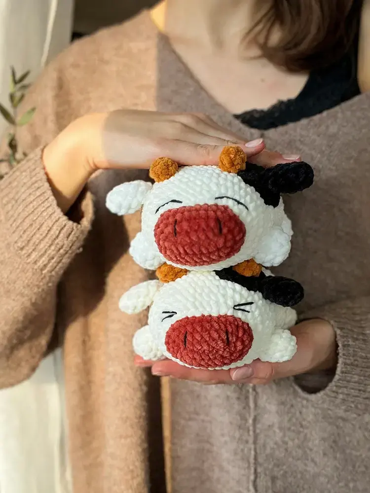 Cute Crochet Cow Patterns, Chubby Cow