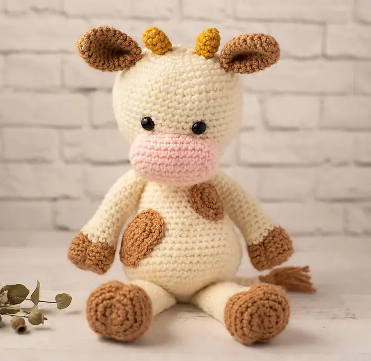 Cute Crochet Cow Patterns, Millie the Cow