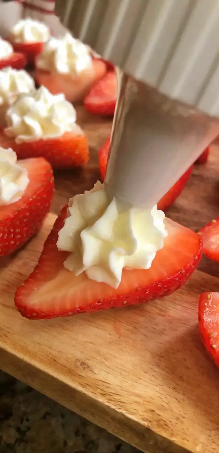 Deviled Strawberries, Don&rsquo;t forget to pin and save for later! & x1F642