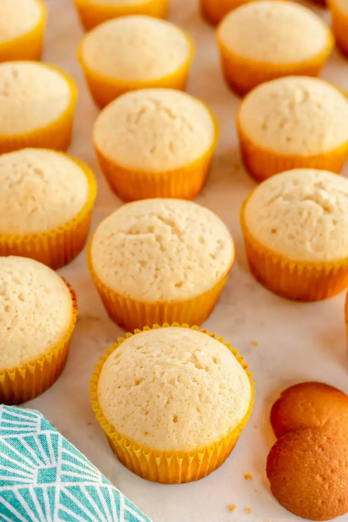 Easy Banana Pudding Cupcakes with Whipped Cream and Wafer Topping 22 Easy Banana Pudding Cupcakes, Alternative Decoration