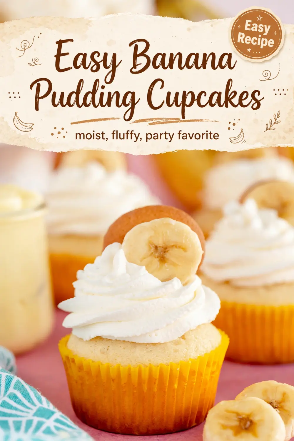 Home 28 Easy Banana Pudding Cupcakes