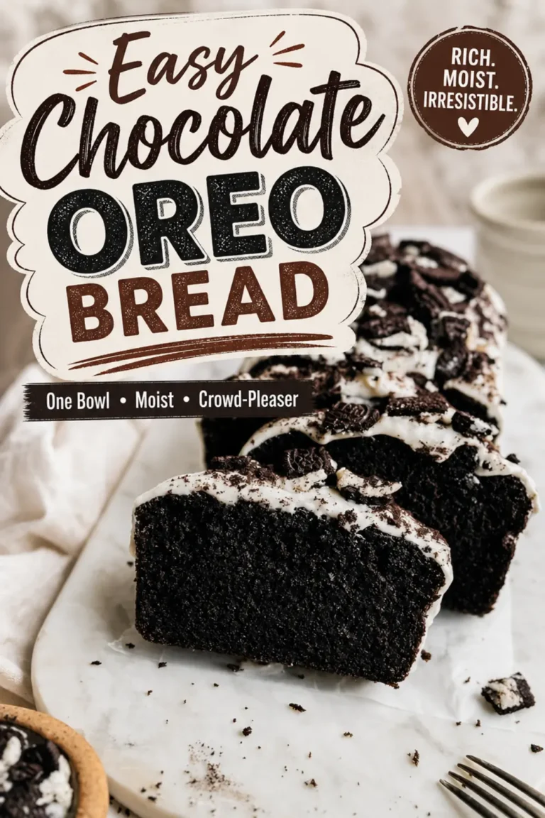 Easy Chocolate Oreo Bread