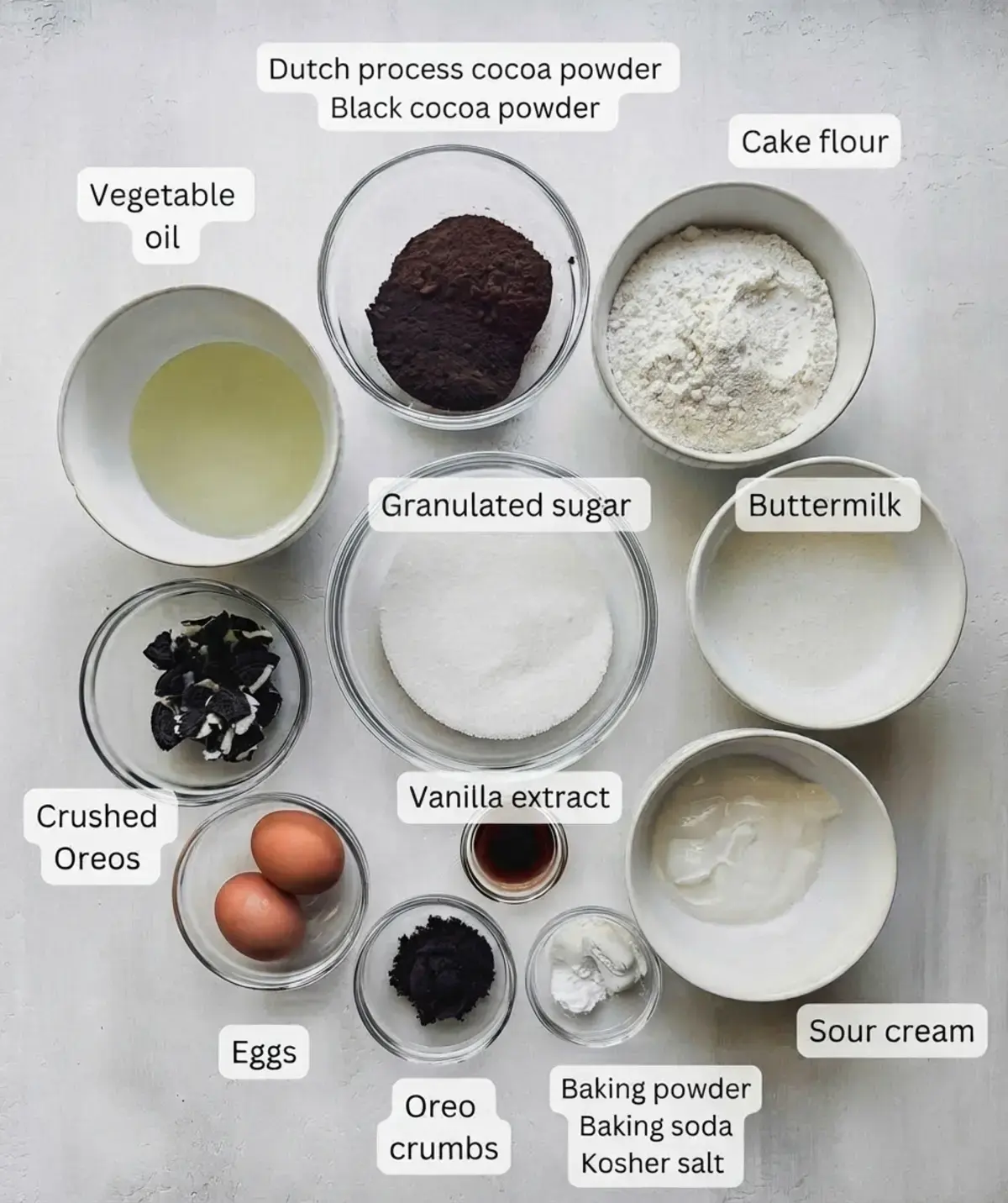 Easy Chocolate Oreo Bread, Recipe Ingredients
