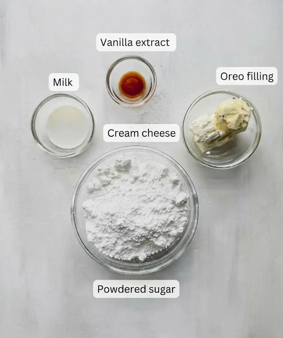 Easy Chocolate Oreo Bread, Recipe Ingredients