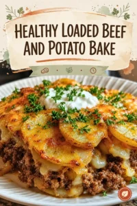 Healthy Loaded Beef And Potato Bake