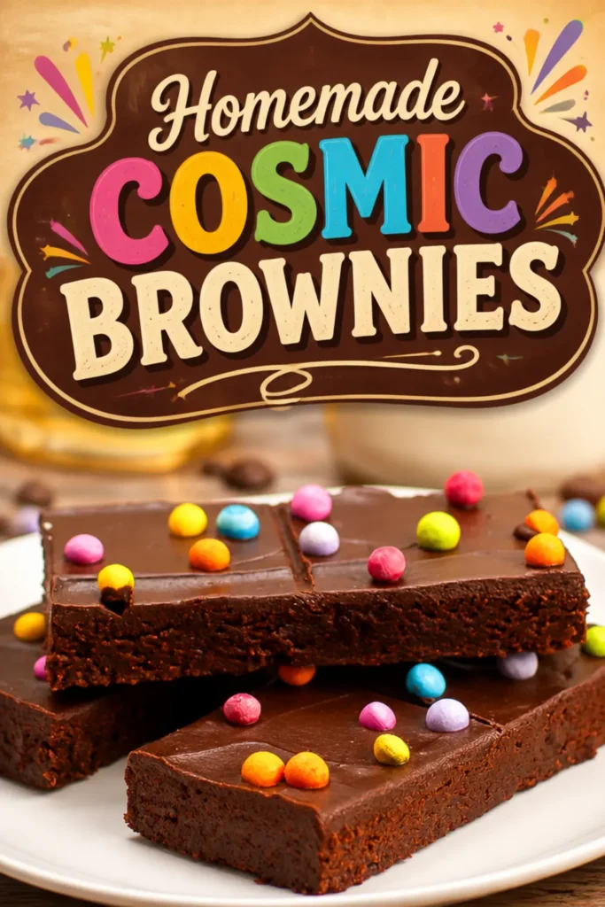 Homemade Cosmic Brownies
