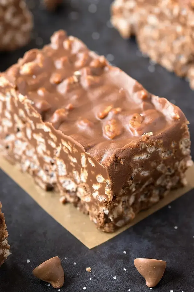 Homemade Crunch Bars Recipe: Easy No-Bake Chocolate Peanut Butter Treats 6 Homemade Crunch Bars, Homemade Crunch Bars (Award Winning Recipe!)